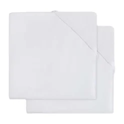 Jollein Hoeslaken Jersey Nougat 60 x 120 cm 2 Pack