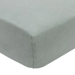 Jollein Hoeslaken Jersey - 2 Stuks - 40/50 x 80/90 cm - Sea Green/Biscuit