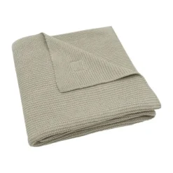 Jollein Ledikantdeken Basic Knit Olive Green 100 x 150 cm