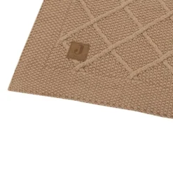 Jollein Ledikantdeken Check Knit Biscuit / Teddy Fleece 100 x 150 cm