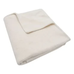 Jollein Ledikantdeken Cosy Knit Ivory / Velvet 100 x 150 cm