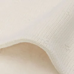Jollein Ledikantdeken Cosy Knit Ivory / Velvet 100 x 150 cm