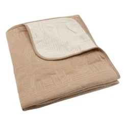 Jollein Ledikantdeken Jungle Jambo Biscuit / Oatmeal 100 x 150 cm