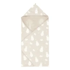Jollein Ledikanthoeslaken Jersey Happy Miffy Nougat 60 x 120 cm