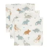 Jollein Roarsome Monddoekje - 3 Pack - 31 x 31 cm - Hydrofiel