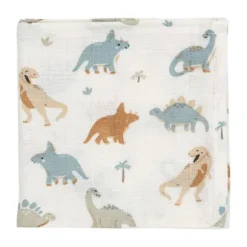 Jollein Roarsome Monddoekje - 3 Pack - 31 x 31 cm - Hydrofiel