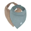 Jollein Slab Bandana Hydrofiel - Sea Green / Biscuit - 2 Stuks