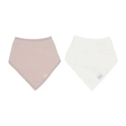 Jollein Slab Bandana Hydrofiel - Wild Rose / Oatmeal - 2 Stuks