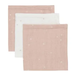 Jollein Twinkling Monddoekje - 3 Pack - 31 x 31 cm - Hydrofiel - Sea Green