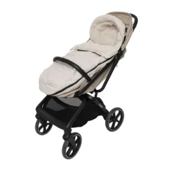 Jollein Voetenzak Buggy/Kinderwagen Embossed – Milky Coffee