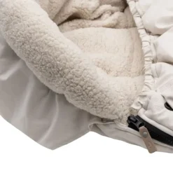 Jollein Voetenzak Buggy/Kinderwagen Embossed – Milky Coffee