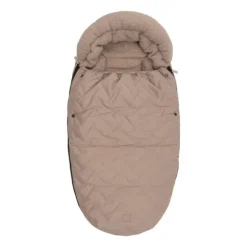 Jollein Voetenzak Buggy/Kinderwagen Embossed – Milky Coffee
