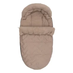 Jollein Voetenzak Buggy/Kinderwagen Embossed – Milky Coffee