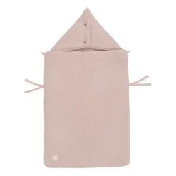 Jollein Voetenzak Groep 0+ 3/5 punts gordel - Basic Knit - Wild Rose