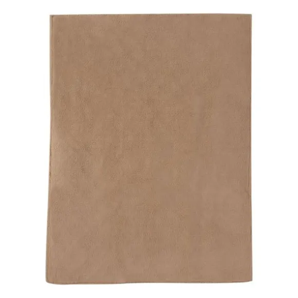 Jollein Wiegdeken Check Knit Biscuit / Teddy Fleece 75 x 100 cm