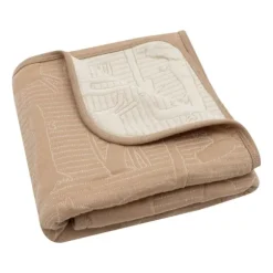 Jollein Wiegdeken Jungle Jambo Biscuit / Oatmeal 75 x 100 cm