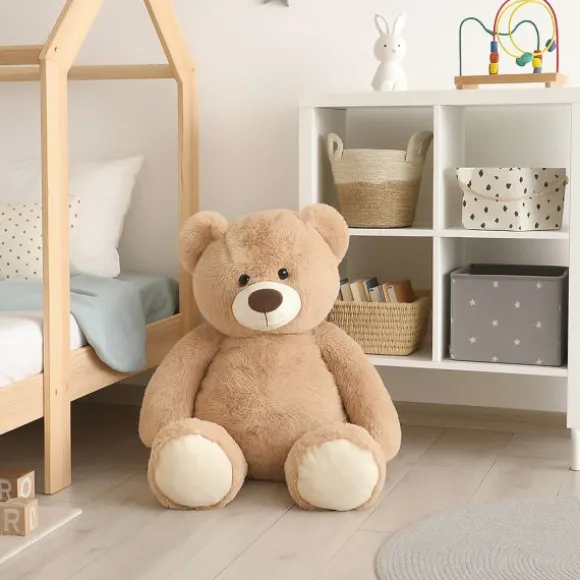 JollyPlush Knuffelbeer - 100 cm - Lichtbruin