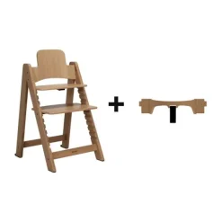 Kidsmill Up! Kinderstoel Incl. Houten Babyset - Oatmeal