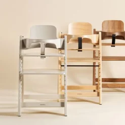 Kidsmill Up! Kinderstoel Incl. Houten Babyset - Oatmeal