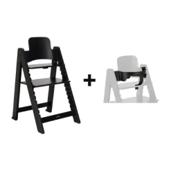 Kidsmill Up! Kinderstoel Incl. Kunststof Babyset - Zwart