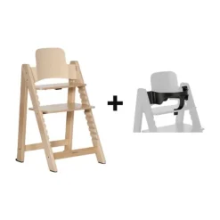 Kidsmill Up! Kinderstoel Incl. Kunststof Babyset - Zwart