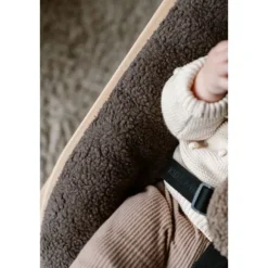 Kidsmill Up! Kinderstoel Incl. Kunststof Babyset Oatmeal - Beuken Zwart