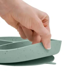 Kikkaboo Bord Met Vakken - Platina Siliconen - Zand