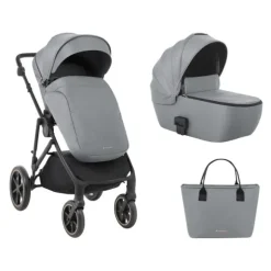 Kikkaboo Kinderwagen 2 in 1 Thea Grijs