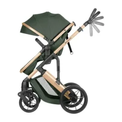 Kikkaboo Kinderwagen 3 in 1 Darling Leger Groen