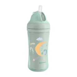 Kikkaboo Maan Beker Met Siliconen Rietje - 220ml - Mint