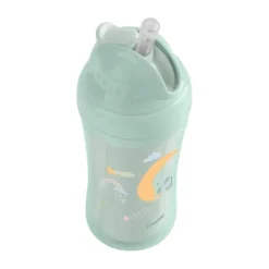 Kikkaboo Maan Beker Met Siliconen Rietje - 220ml - Mint