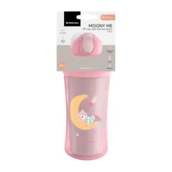 Kikkaboo Maan Beker Met Siliconen Rietje - 220ml - Mint