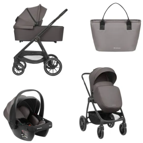 Kikkaboo Modena Kinderwagen 3-in-1 - Donkergrijs