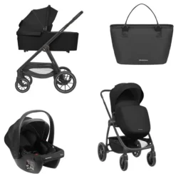 Kikkaboo Modena Kinderwagen 3-in-1 - Donkergrijs