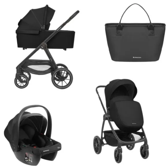 Kikkaboo Modena Kinderwagen 3-in-1 - Donkergrijs
