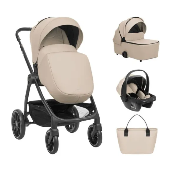 Kikkaboo Modena Kinderwagen 3-in-1 - Donkergrijs