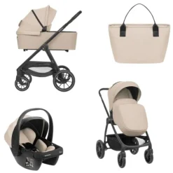 Kikkaboo Modena Kinderwagen 3-in-1 - Donkergrijs