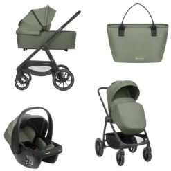 Kikkaboo Modena Kinderwagen 3-in-1 - Donkergrijs