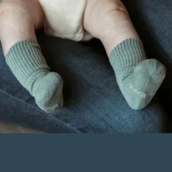 Kipkep Blijf-Sokjes - Prematuur - Pale Green