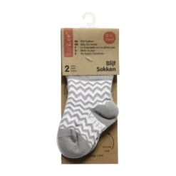 KipKep Blijf-Sokjes Dusty Clay   12-18mnd 2-Pack 12-18 maanden