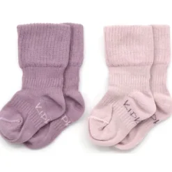 KipKep Blijf-Sokjes Dusty Clay   12-18mnd 2-Pack 12-18 maanden