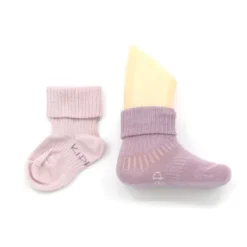 KipKep Blijf-Sokjes Dusty Clay   12-18mnd 2-Pack 12-18 maanden