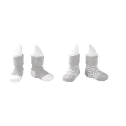 KipKep Blijf-Sokjes Dusty Clay   12-18mnd 2-Pack 12-18 maanden