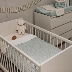 Koeka Ledikantdeken Cotton Fleece Wafel Amsterdam Sand