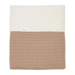 Koeka Ledikantdeken Cotton Fleece Wafel Amsterdam Sand