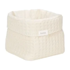Koeka Ledikantdeken Cotton Fleece Wafel Amsterdam Sand