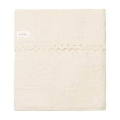 Koeka Ledikantdeken Lace Elba Natural 100 x 150 cm