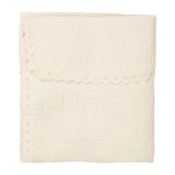 Koeka Ledikantdeken Lace Elba Natural 100 x 150 cm