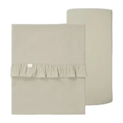Koeka Ledikantdeken Teddy Faro Sage 100 x 150 cm