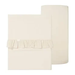 Koeka Ledikantdeken Teddy Faro Sage 100 x 150 cm
